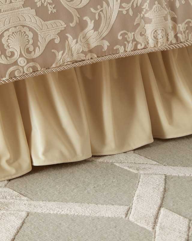 Annabelle Velvet Ruffled Bed Skirt,